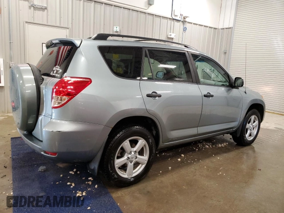 2007 Toyota RAV4 with VIN JTMBD33V476054169, listed as a Copart auction lot 49060535 with 107,255 mi miles and Clean Title. Bid and sale history available at carsss.com. Image 3.