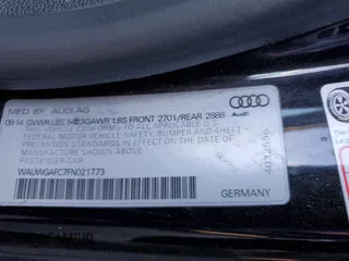 2015 Audi A7 3.0 Premium Plus with VIN WAUWGAFC7FN021773, listed as a Copart auction lot 80571644 with 186,487 mi miles and Salvage Title. Bid and sale history available at carsss.com. Image 12.