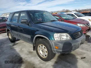 1998 Honda CR-V LX with VIN JHLRD184XWC107298, listed as a Copart auction lot 88753885 with 142,847 mi miles and Salvage Title. Bid and sale history available at carsss.com. Image 4.