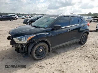 2018 Nissan Kicks S with VIN 3N1CP5CU0JL535244, listed as a Copart auction lot 63816985 with 129,271 mi miles and Salvage title. Bid and sale history available at DreamBid. Image 1.
