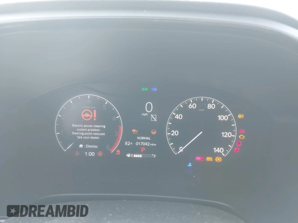 2024 Honda CR-V EX-L with VIN 2HKRS3H72RH313619, listed as a IAAI auction lot 41194810 with 17,042 mi miles and . Bid and sale history available at DreamBid. Image 7.