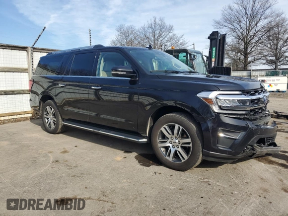 2023 Ford Expedition Max Limited with VIN 1FMJK1K8XPEA50565, listed as a Copart auction lot 48521005 with 52,634 mi miles and Clean title. Bid and sale history available at DreamBid. Image 4.