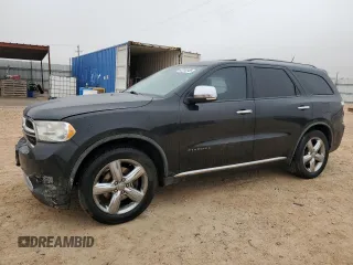 2012 Dodge Durango Citadel with VIN 1C4SDHET7CC180918, listed as a Copart auction lot 42714145 with 211,502 mi miles and Salvage title. Bid and sale history available at DreamBid. Image 1.