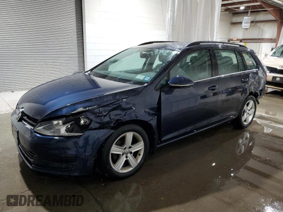 2015 Volkswagen Golf SportWagen TDI S with VIN 3VWFA7AU7FM514206, listed as a Copart auction lot 41971425 with 64,282 mi miles and Salvage Title. Bid and sale history available at carsss.com. Image 1.