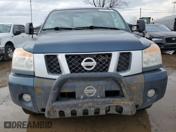 2013 Nissan Titan Pro-4X with VIN 1N6AA0ECXDN314703, listed as a Copart auction lot 49507105 with 287,763 mi miles and Salvage title. Bid and sale history available at DreamBid. Image 5.