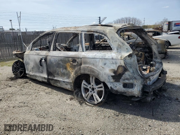 2013 Audi Q7 Prestige with VIN WA1VMAFE3DD007648, listed as a Copart auction lot 49740205 with Not provided miles and Non repairable. Bid and sale history available at DreamBid. Image 2.