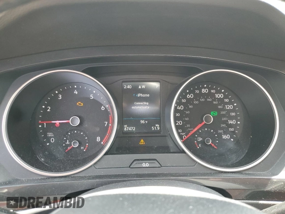 2018 Volkswagen Tiguan SEL z VIN 3VV3B7AX2JM016874, wystawiony jako Copart lot #54525515 z przebiegiem 87 472 mil mil oraz Nie do naprawy • Non repairable. Historia ofert i sprzedaży dostępna na DreamBid. Obrazek 9.