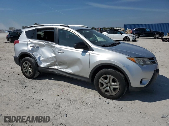 2013 Toyota RAV4 LE with VIN JTMZFREV0D5010924, listed as a Copart auction lot 47358605 with 148,888 mi miles and Salvage Title. Bid and sale history available at DreamBid. Image 4.
