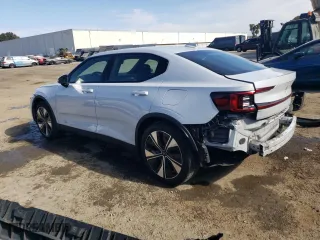 2023 Polestar 2 with VIN YSMED3KA2PL127685, listed as a Copart auction lot 74392924 with 5,046 mi miles and Clean Title. Bid and sale history available at carsss.com. Image 2.