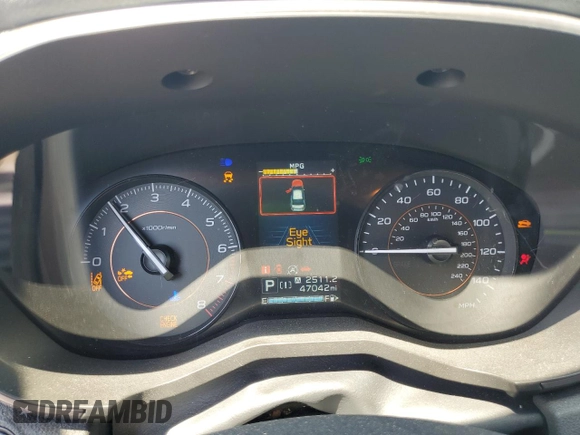 2020 Subaru Crosstrek Premium with VIN JF2GTAPC7L8216236, listed as a Copart auction lot 61494615 with 47,042 mi miles and Salvage title. Bid and sale history available at DreamBid. Image 9.