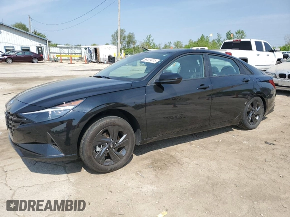2023 Hyundai Elantra SEL with VIN KMHLM4AGXPU613794, listed as a Copart auction lot 56339415 with 16,349 mi miles and Salvage title. Bid and sale history available at DreamBid. Image 1.