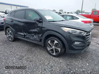 2016 Hyundai Tucson Sport with VIN KM8J3CA23GU072936, listed as a IAAI auction lot 42298954 with 110,732 mi miles and . Bid and sale history available at DreamBid. Image 1.
