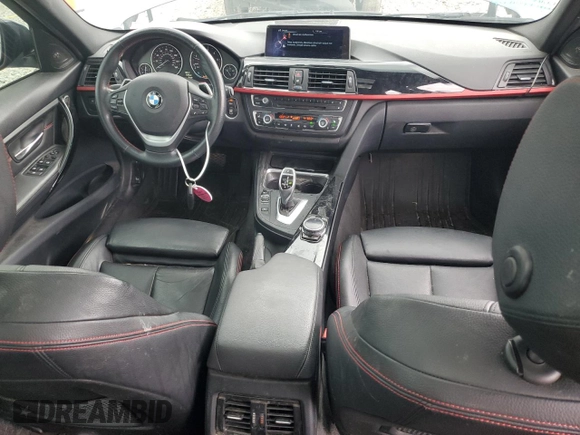 2014 BMW 3 Series 328d xDrive with VIN WBA3K5C59EKT33205, listed as a Copart auction lot 65216574 with 202,927 mi miles and Salvage title. Bid and sale history available at DreamBid. Image 8.