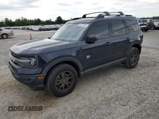 2021 Ford Bronco Sport Big Bend with VIN 3FMCR9B61MRA99390, listed as a Copart auction lot 56121655 with 62,048 mi miles and Salvage title. Bid and sale history available at DreamBid. Image 1.