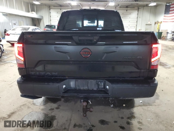 2023 Nissan Titan SV with VIN 1N6AA1ED0PN111600, listed as a Copart auction lot 57482755 with 36,920 mi miles and Salvage title. Bid and sale history available at DreamBid. Image 6.