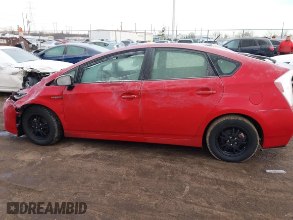 2013 Toyota Prius One with VIN JTDKN3DU6D5699782, listed as a IAAI auction lot 41456011 with 128,135 mi miles. Bid and sale history available at carsss.com. Image 15.