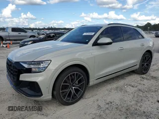 2023 Audi Q8 Prestige z VIN WA1FVBF12PD042318, wystawiony jako Copart lot #73536464 z przebiegiem Nie podano mil oraz Szkoda całkowita • Salvage title. Historia ofert i sprzedaży dostępna na DreamBid. Obrazek 1.