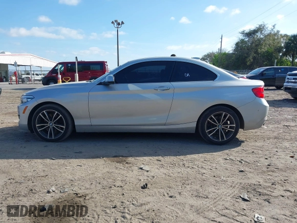 2018 BMW 2 Series 230i with VIN WBA2J1C50JVD09863, listed as a IAAI auction lot 41640142 with 110,432 mi miles. Bid and sale history available at carsss.com. Image 14.