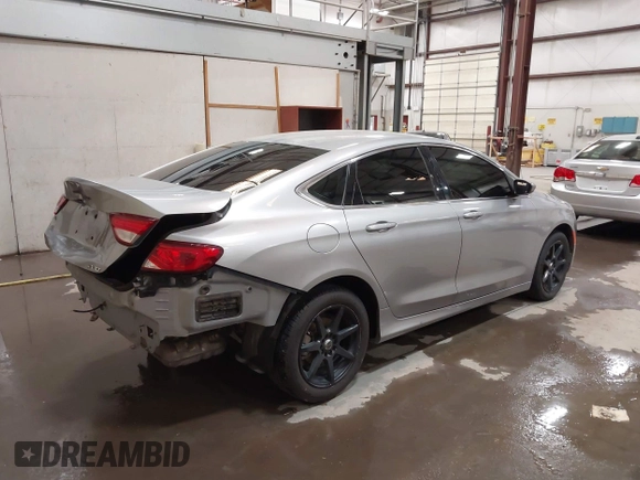 2015 Chrysler 200 Limited with VIN 1C3CCCAB2FN698701, listed as a IAAI auction lot 42073888 with 112,266 mi miles and . Bid and sale history available at DreamBid. Image 4.