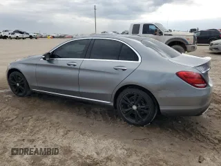 2015 Mercedes-Benz C with VIN 55SWF4JB2FU088994, listed as a Copart auction lot 52219555 with 158,461 mi miles and Clean Title. Bid and sale history available at carsss.com. Image 2.