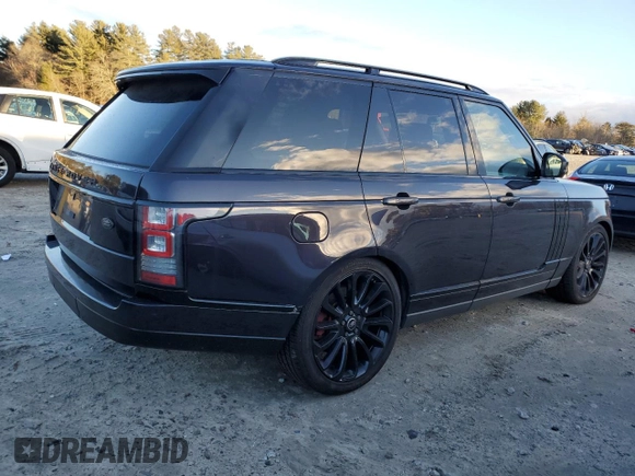 2013 Land Rover Range Rover Autobiography with VIN SALGV2EF5DA109068, listed as a Copart auction lot 86066064 with 85,858 mi miles and Clean Title. Bid and sale history available at DreamBid. Image 3.