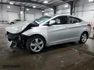 2013 Hyundai Elantra GLS with VIN 5NPDH4AE7DH433092, listed as a Copart auction lot 49741565 with 106,533 mi miles and Salvage Title. Bid and sale history available at carsss.com. Image 1.
