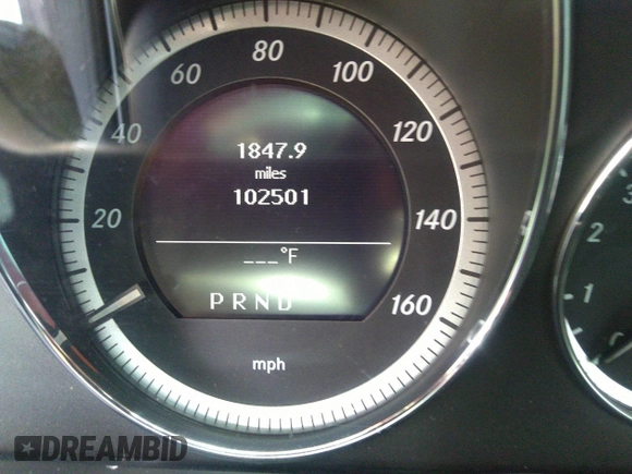 2011 Mercedes-Benz E-Class E 350 with VIN WDDKJ5GB7BF102511, listed as a IAAI auction lot 41782595 with 102,501 mi miles. Bid and sale history available at carsss.com. Image 7.