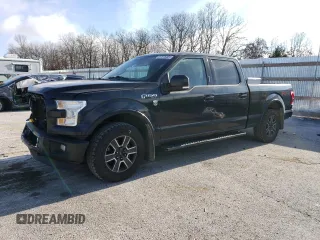 2015 Ford F-150 XLT w/HD Payload Pkg with VIN 1FTFW1EF8FKD63767, listed as a Copart auction lot 87078584 with 136,306 mi miles and Salvage Title. Bid and sale history available at carsss.com. Image 1.