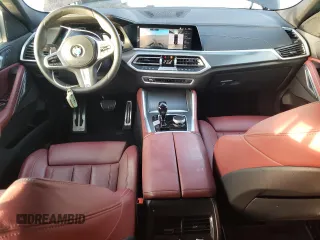2022 BMW X6 xDrive40i with VIN 5UXCY6C01N9K62454, listed as a Copart auction lot 85250084 with 40,264 mi miles and Salvage Title. Bid and sale history available at carsss.com. Image 8.