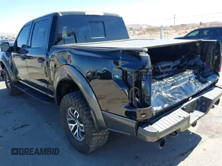 2017 Ford F-150 Raptor with VIN 1FTFW1RG5HFA83027, listed as a IAAI auction lot 41580287 with 91,825 mi miles and . Bid and sale history available at carsss.com. Image 3.