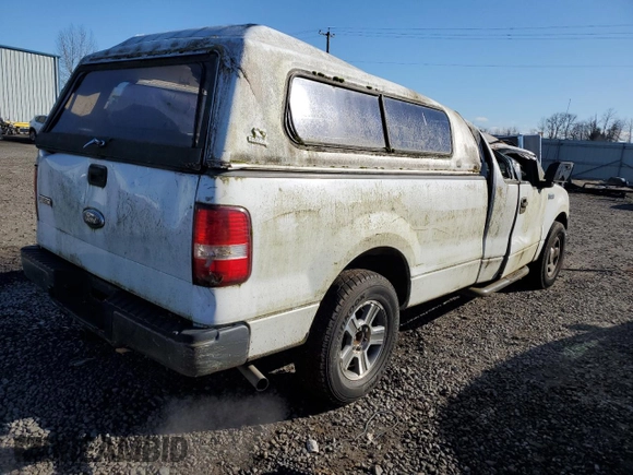 2006 Ford F-150 XL with VIN 1FTRF12W46KC47578, listed as a Copart auction lot 47801915 with 433,823 mi miles and Salvage title. Bid and sale history available at DreamBid. Image 3.