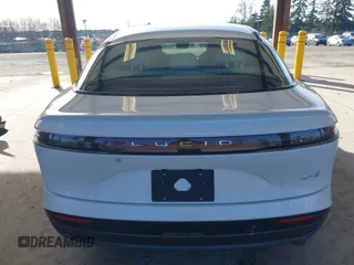 2024 Lucid Air Pure with VIN 50EA1PGA1RA007535, listed as a IAAI auction lot 41879547 with 2,497 mi miles. Bid and sale history available at carsss.com. Image 17.