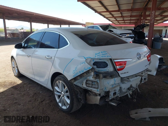 2014 Buick Verano with VIN 1G4PP5SKXE4244286, listed as a IAAI auction lot 42072085 with 107,867 mi miles and . Bid and sale history available at DreamBid. Image 3.