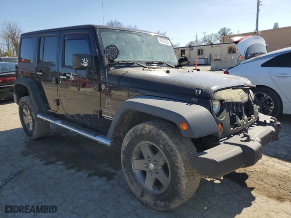 2013 Jeep Wrangler Unlimited Freedom Edition with VIN 1C4BJWDG4DL600346, listed as a Copart auction lot 48242855 with 156,035 mi miles and Salvage Title. Bid and sale history available at carsss.com. Image 4.