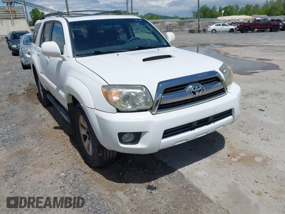 2006 Toyota 4Runner SR5 with VIN JTEZU14R560076280, listed as a IAAI auction lot 42191454 with 217,208 mi miles and . Bid and sale history available at DreamBid. Image 1.
