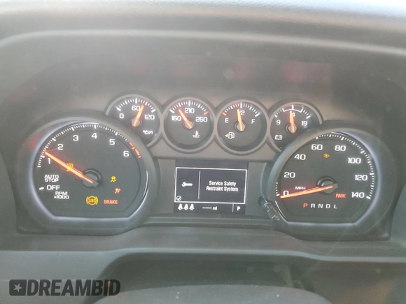2024 Chevrolet Silverado 1500 Custom with VIN 1GCPABEK2RZ102085, listed as a Copart auction lot 49416675 with Not Provided miles and Salvage Title. Bid and sale history available at DreamBid. Image 9.