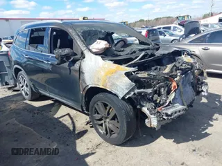 2016 Honda Pilot Elite with VIN 5FNYF6H0XGB127133, listed as a IAAI auction lot 41723875 with 1 mi miles. Bid and sale history available at carsss.com. Image 1.