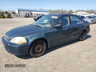 1998 Honda Civic LX z VIN 2HGEJ6574WH576773, wystawiony jako Copart lot #52424155 z przebiegiem 243 597 mil mil oraz Szkoda całkowita • Salvage title. Historia ofert i sprzedaży dostępna na DreamBid. Obrazek 1.