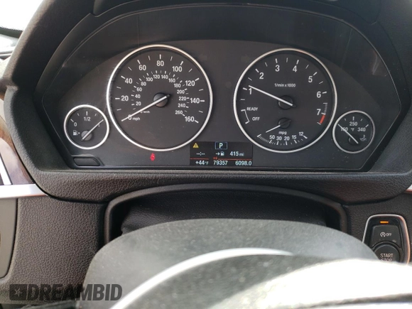2016 BMW 3 Series 320i xDrive with VIN WBA8E5G54GNU20096, listed as a Copart auction lot 50977005 with 79,357 mi miles and Salvage Title. Bid and sale history available at carsss.com. Image 9.