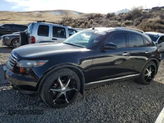 2007 Infiniti FX with VIN JNRAS08U97X102095, listed as a Copart auction lot 45705015 with 139,320 mi miles and Salvage Title. Bid and sale history available at carsss.com. Image 1.