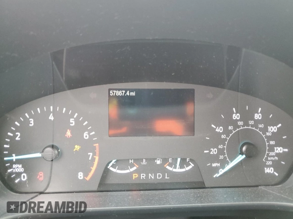 2022 Ford Escape SE with VIN 1FMCU9G62NUA80722, listed as a Copart auction lot 58784075 with 57,867 mi miles and Salvage title. Bid and sale history available at DreamBid. Image 9.