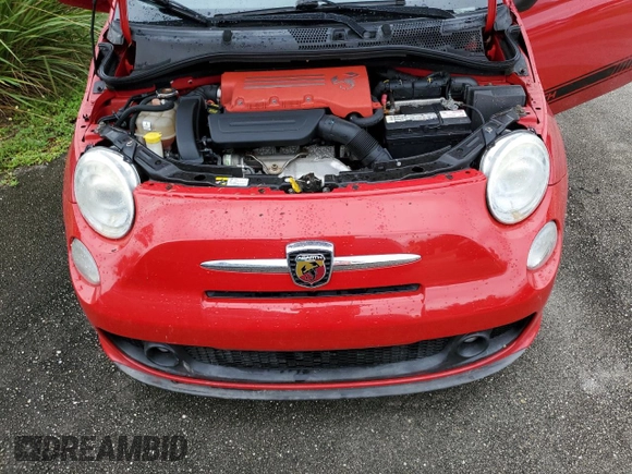 2013 FIAT 500 Abarth with VIN 3C3CFFJH4DT633956, listed as a Copart auction lot 74962744 with Not provided miles and Non repairable. Bid and sale history available at DreamBid. Image 11.