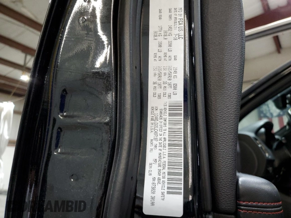 2018 Dodge Durango GT with VIN 1C4RDJDG5JC497197, listed as a Copart auction lot 54826695 with 67,262 mi miles and Salvage Title. Bid and sale history available at DreamBid. Image 13.
