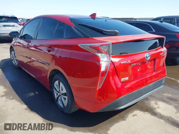2016 Toyota Prius Four with VIN JTDKARFU2G3519256, listed as a IAAI auction lot 41690372 with 179,268 mi miles. Bid and sale history available at carsss.com. Image 3.