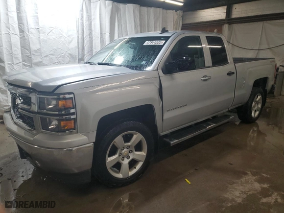 2015 Chevrolet Silverado 1500 LS with VIN 1GCVKPEC9FZ425829, listed as a Copart auction lot 47844035 with 80,113 mi miles and Salvage Title. Bid and sale history available at carsss.com. Image 1.