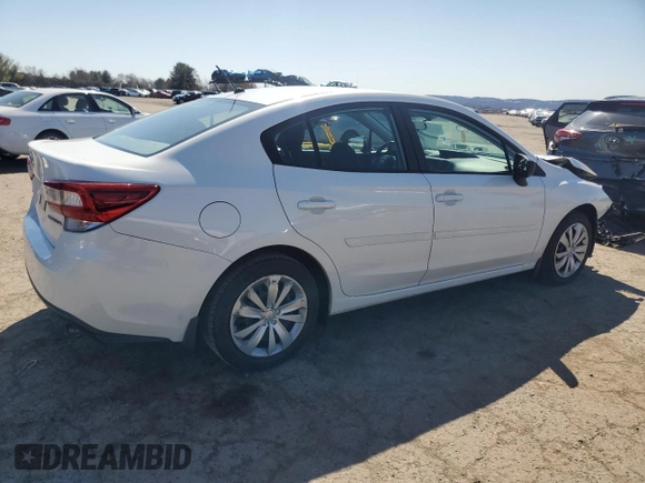 2021 Subaru Impreza with VIN 4S3GKAB68M3607588, listed as a Copart auction lot 49654435 with 47,774 mi miles and Salvage Title. Bid and sale history available at carsss.com. Image 3.