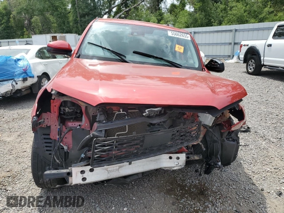 2022 Toyota 4Runner SR5 with VIN JTEEU5JRXN5256186, listed as a Copart auction lot 60697255 with Not provided miles and Salvage title. Bid and sale history available at DreamBid. Image 5.