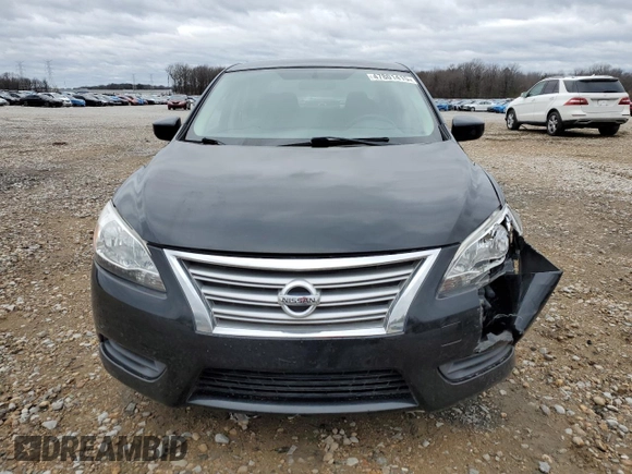2015 Nissan Sentra SV with VIN 3N1AB7APXFL643408, listed as a Copart auction lot 47801415 with 154,392 mi miles and Salvage Title. Bid and sale history available at carsss.com. Image 5.