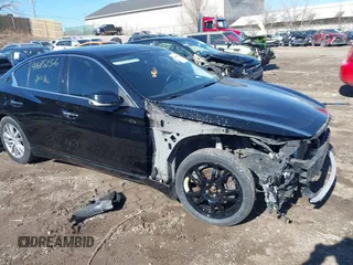 2014 Infiniti Q50 Sport with VIN JN1BV7AR8EM705762, listed as a IAAI auction lot 41685236 with 102,056 mi miles and . Bid and sale history available at carsss.com. Image 1.