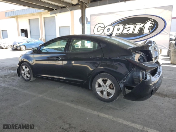 2013 Hyundai Elantra Limited with VIN KMHDH4AE6DU715211, listed as a Copart auction lot 53557905 with 197,823 mi miles and Salvage Title. Bid and sale history available at carsss.com. Image 2.